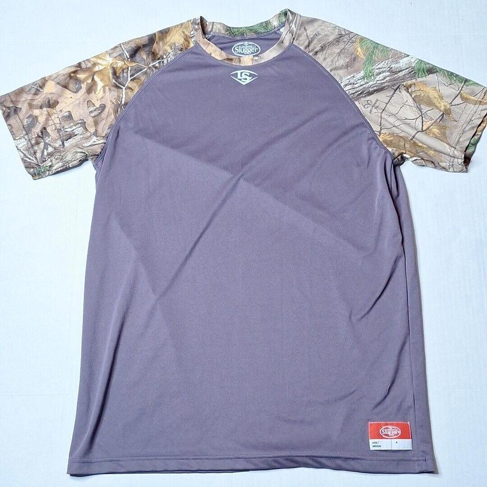 Louisville Slugger Adult Medium Short Sleeve CamouflageT-Shirt Realtree Design